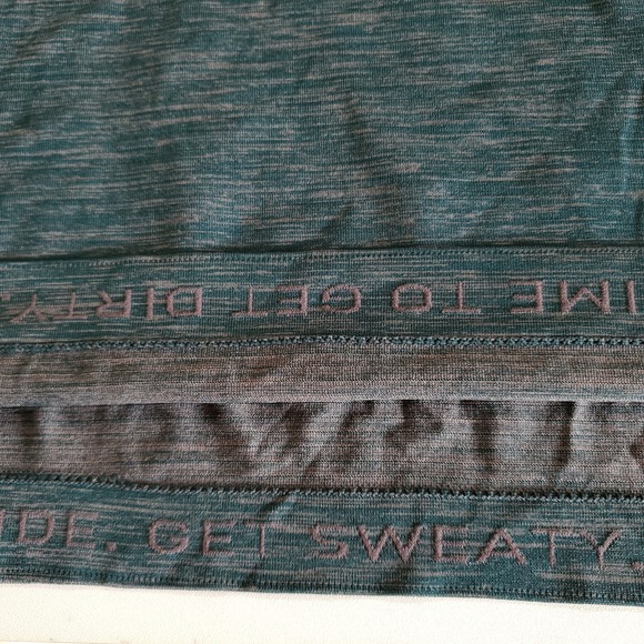 Lululemon Mens XL Green Get Outside Sweaty Dirty Short Sleeve T Shirt - Picture 4 of 7